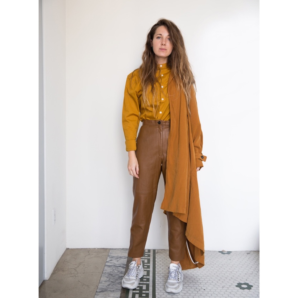 Amazing vintage chocolate hi-rise pants